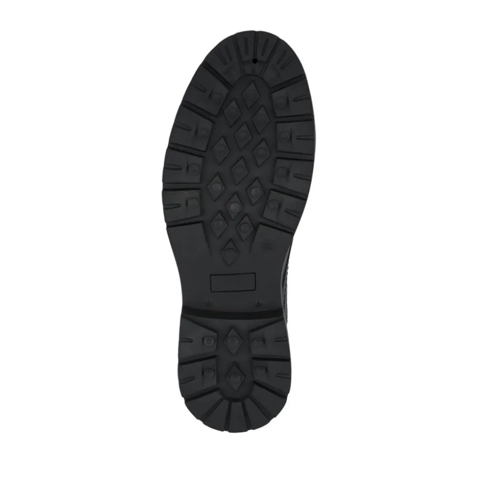 Casual Lace-Up Shoes - Black