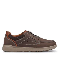 Casual Lace Up Shoes - Brown