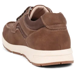 Casual Lace-Up Shoes - Brown