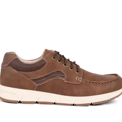 Casual Lace-Up Shoes - Brown