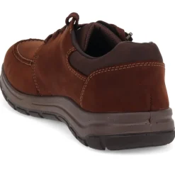 Casual Lace-Up Shoes - Brown