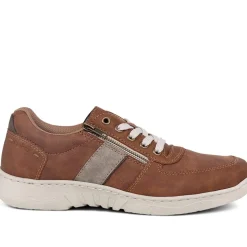 Casual Lace-Up Shoes - Brown