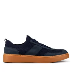 Casual Lace-Up Shoes - Navy