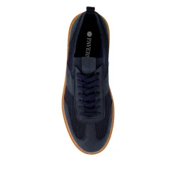 Casual Lace-Up Shoes - Navy