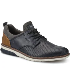 Casual Lace-Up Shoes - Navy