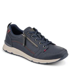 Casual Lace-Up Shoes - Navy