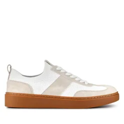 Casual Lace-Up Shoes - White