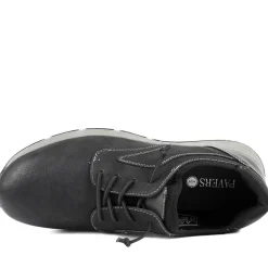 Casual Lace Up Shoes With Grip Sole - Black