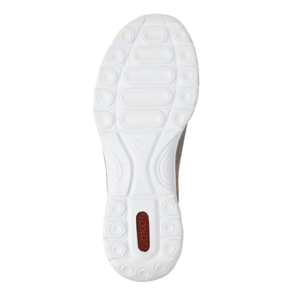Casual Lace-Up Trainer - Grey