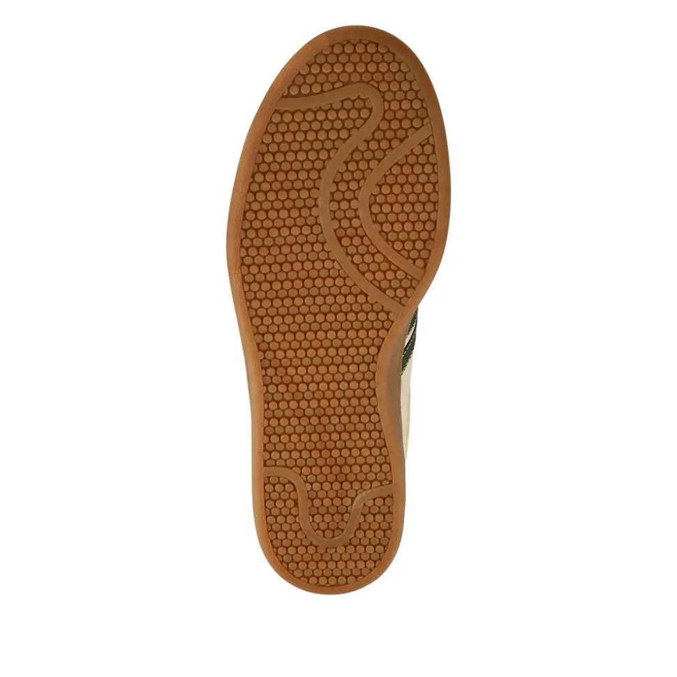 Casual Lace-Up Trainers - Beige