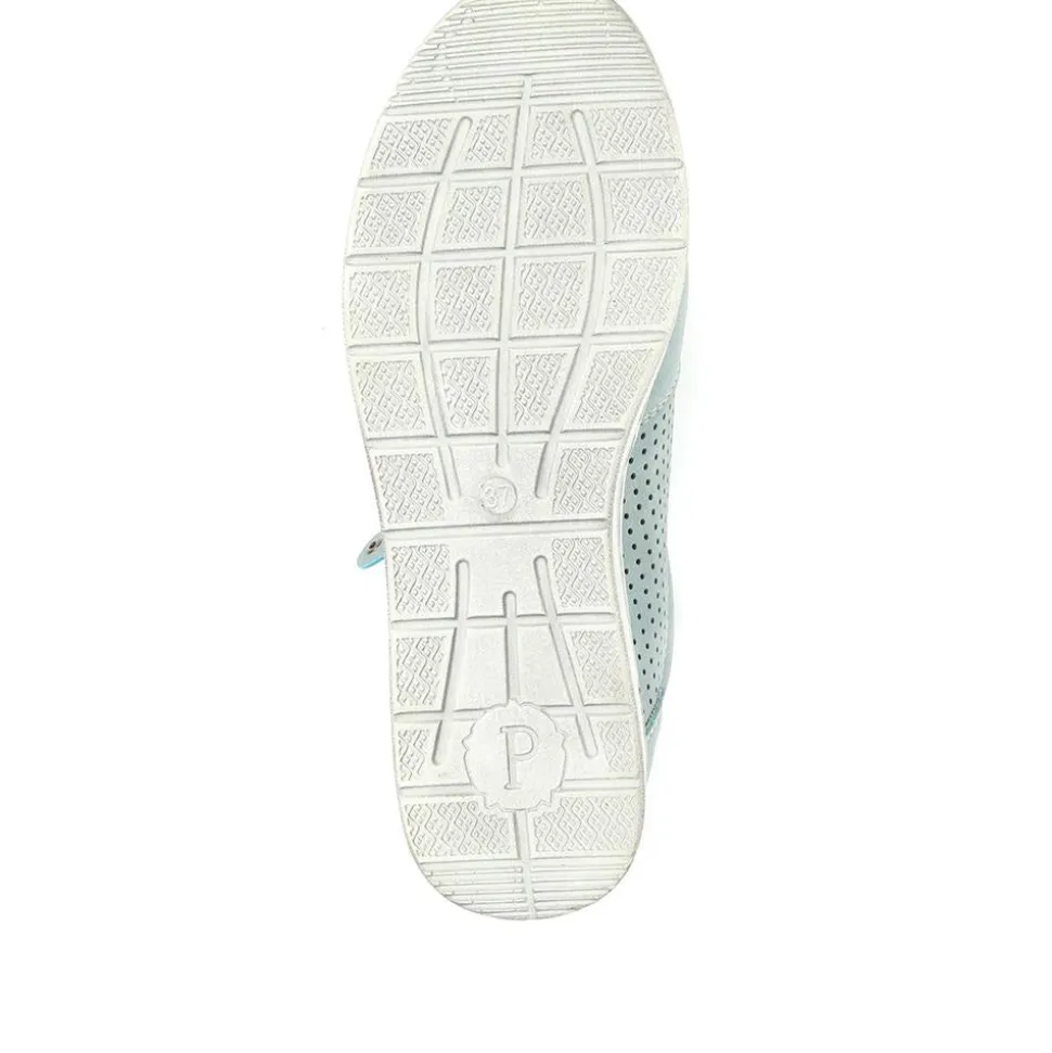 Casual Lace-Up Trainers - Denim