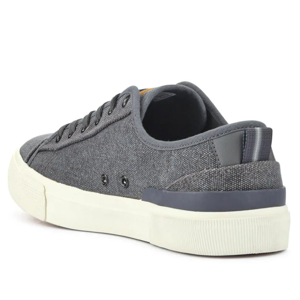 Casual Lace-Up Trainers - Grey