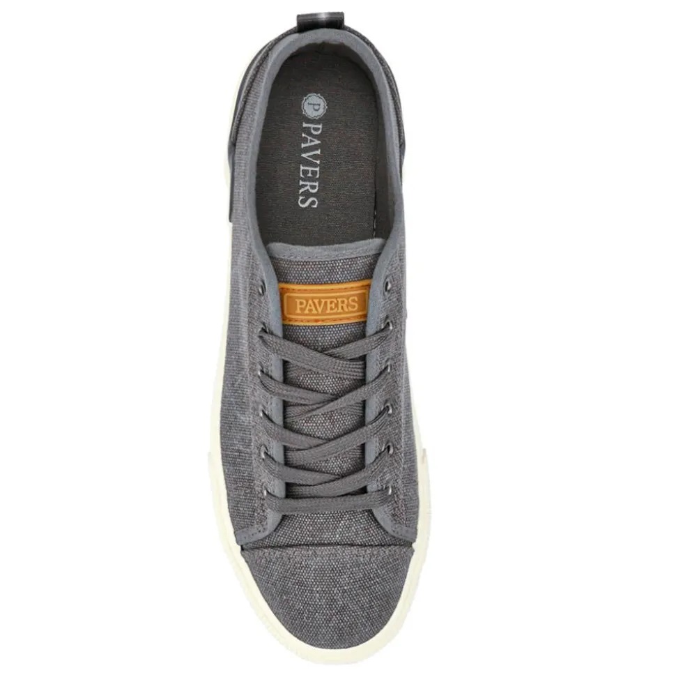 Casual Lace-Up Trainers - Grey