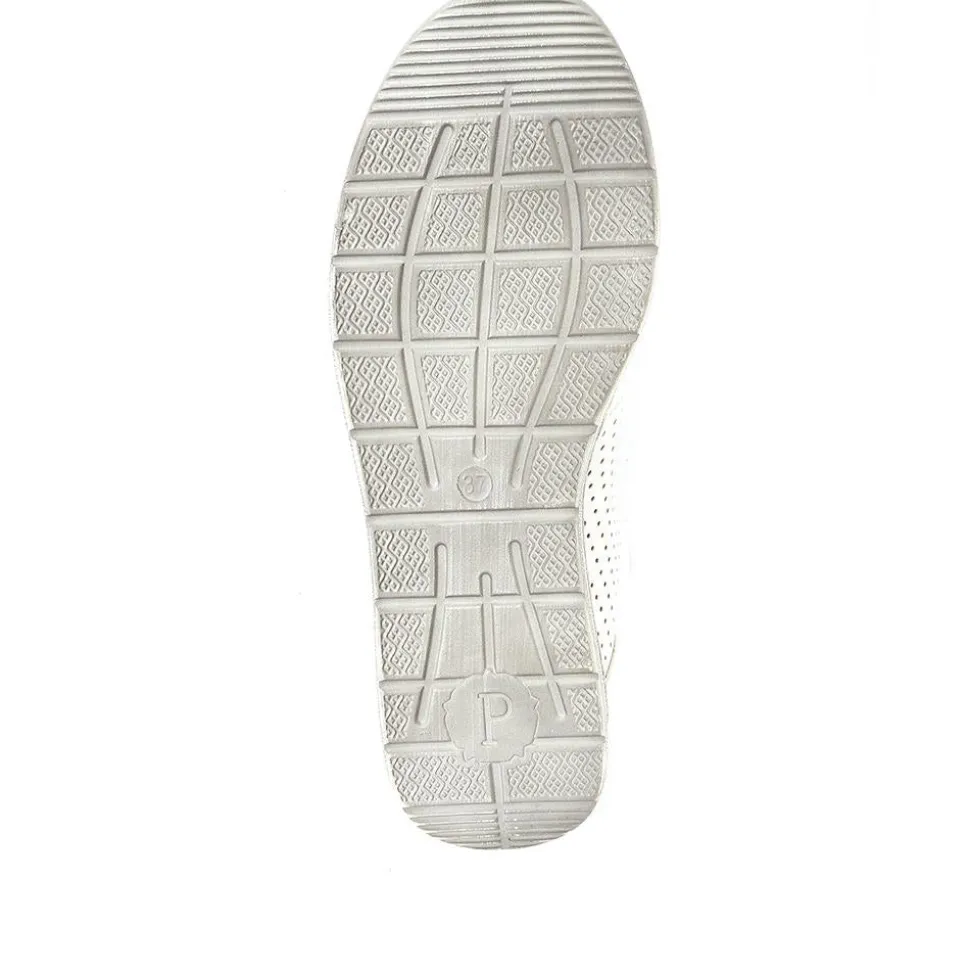 Casual Lace-Up Trainers - White