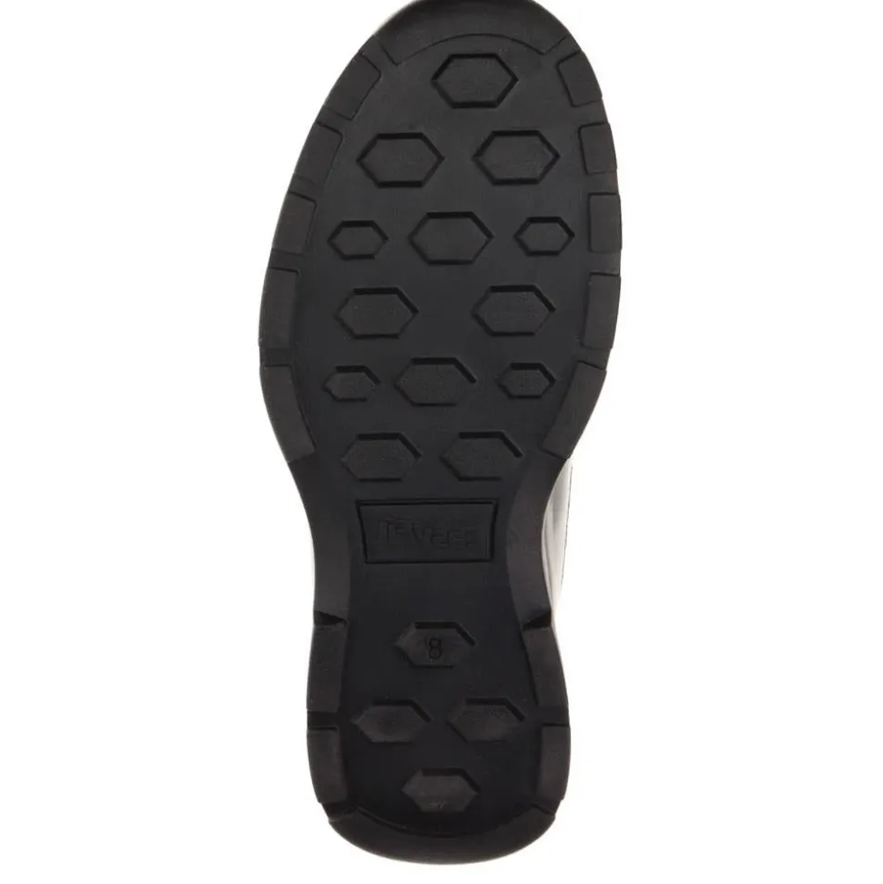 Casual Leather Lace-Up Shoes - Black