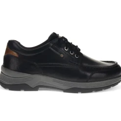 Casual Leather Lace-Up Shoes - Black