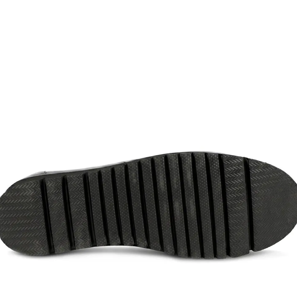 Casual Leather Moccasins - Navy
