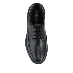 Casual Lightweight Lace Up Shoes - Black