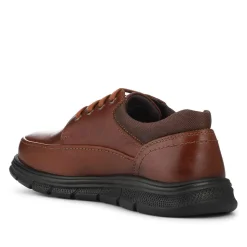 Casual Lightweight Lace Up Shoes - Tan