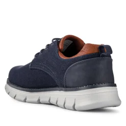 Casual Memory Foam Trainers - Navy