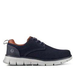 Casual Memory Foam Trainers - Navy