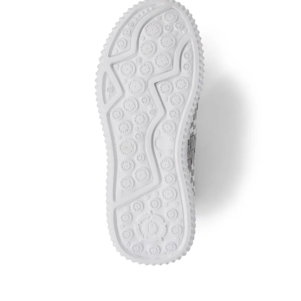 Casual Slip-On Mary Janes - White Multi
