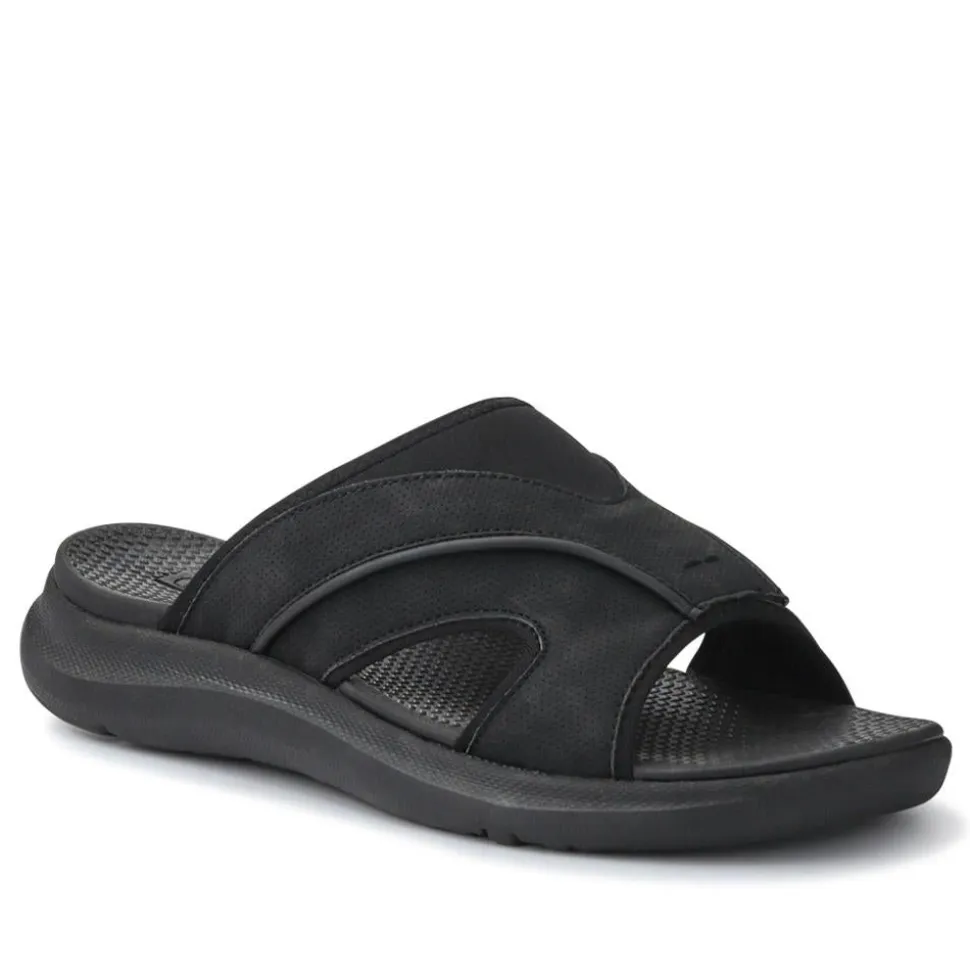 Casual Slip-On Sandals - Black