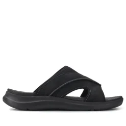Casual Slip-On Sandals - Black