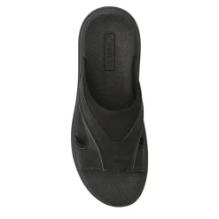 Casual Slip-On Sandals - Black