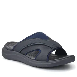 Casual Slip-On Sandals - Navy