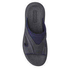 Casual Slip-On Sandals - Navy