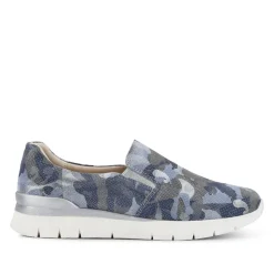 Casual Slip-On Shoes - Navy Multi