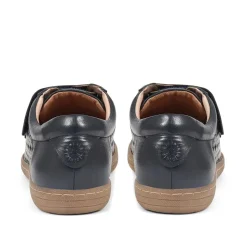 Casual Touch Fasten Shoes - Navy