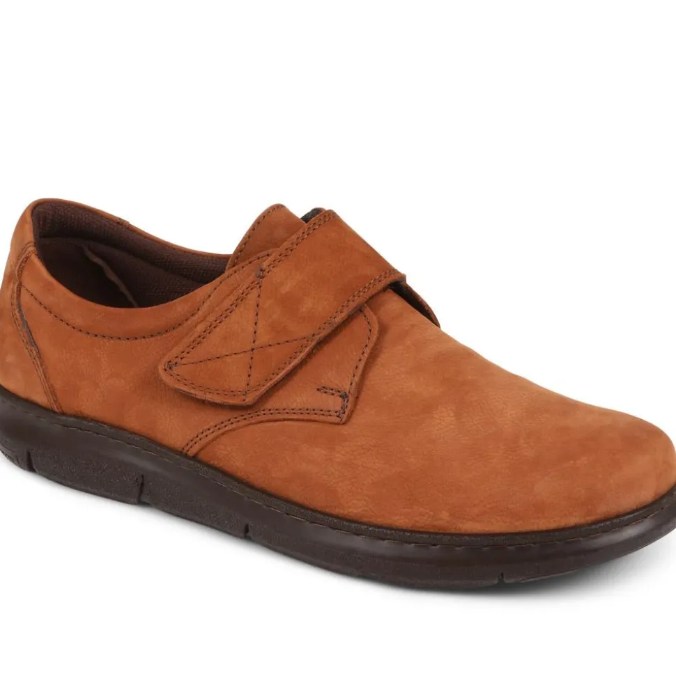 Casual Touch Fasten Shoes - Tan