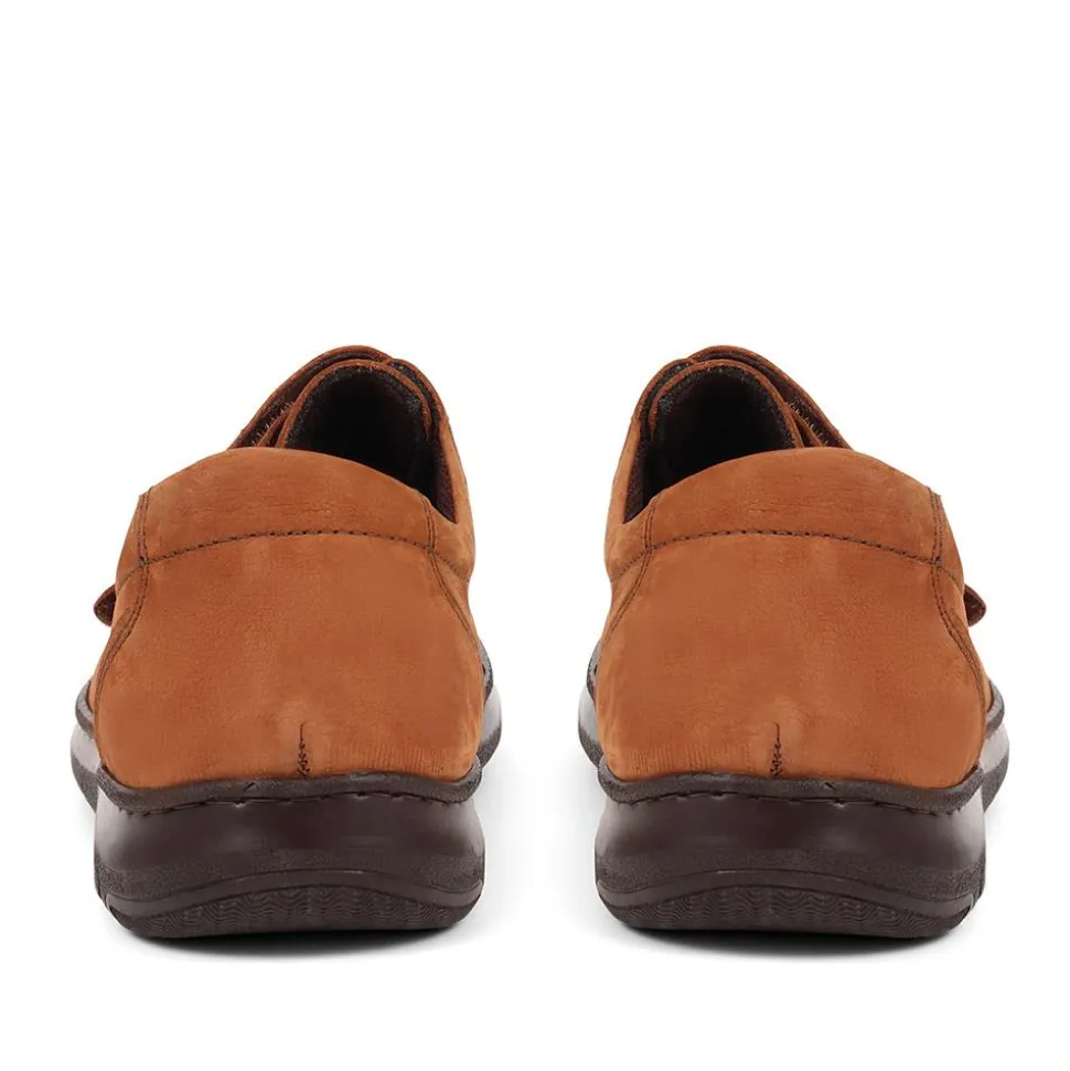 Casual Touch Fasten Shoes - Tan