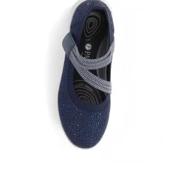 Casual Trainer Pumps - Navy