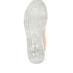 Casual Zip-Fasten Laced Trainers - Rose