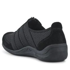 Casual Zip Up Trainers - Black