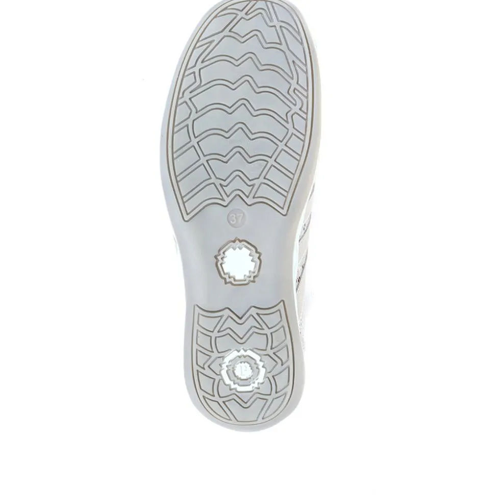 Casual Zip Up Trainers - Denim