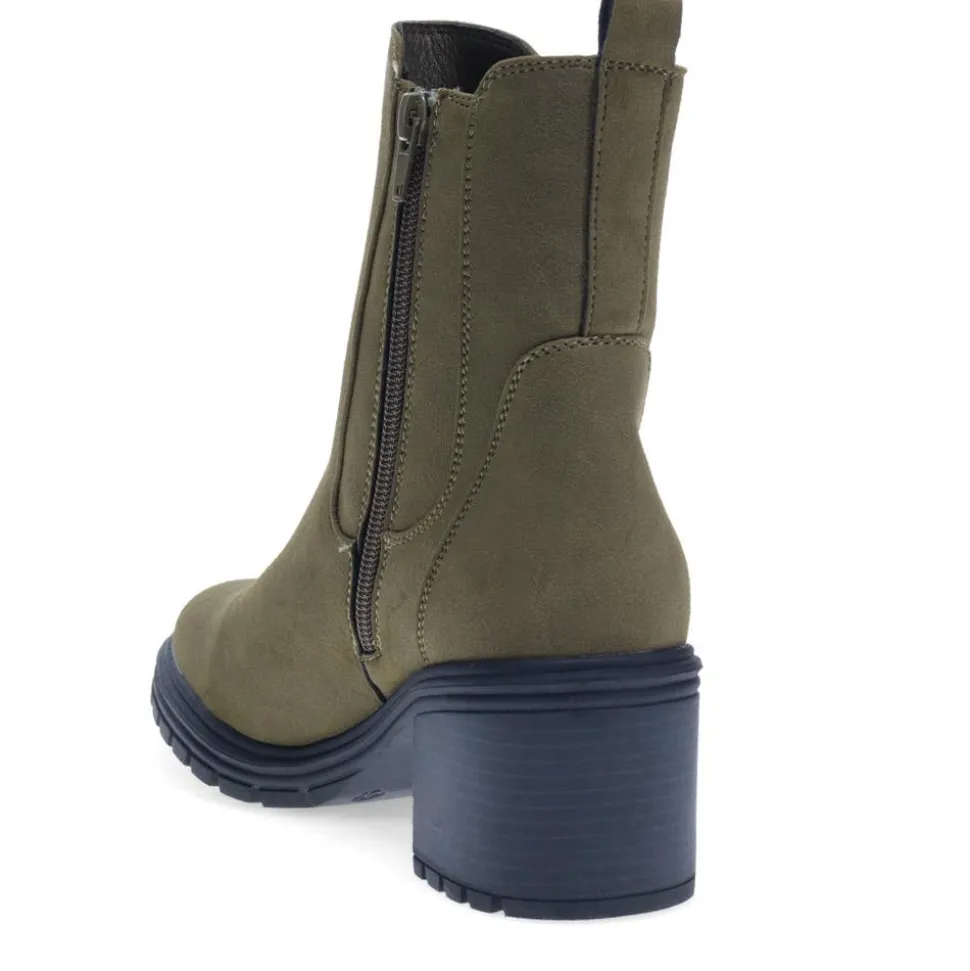 Chelsea Ankle Boots - Khaki
