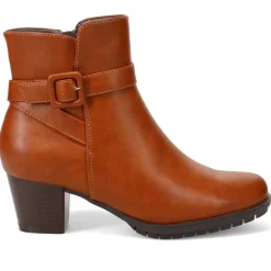Chic Ankle Boots - Tan