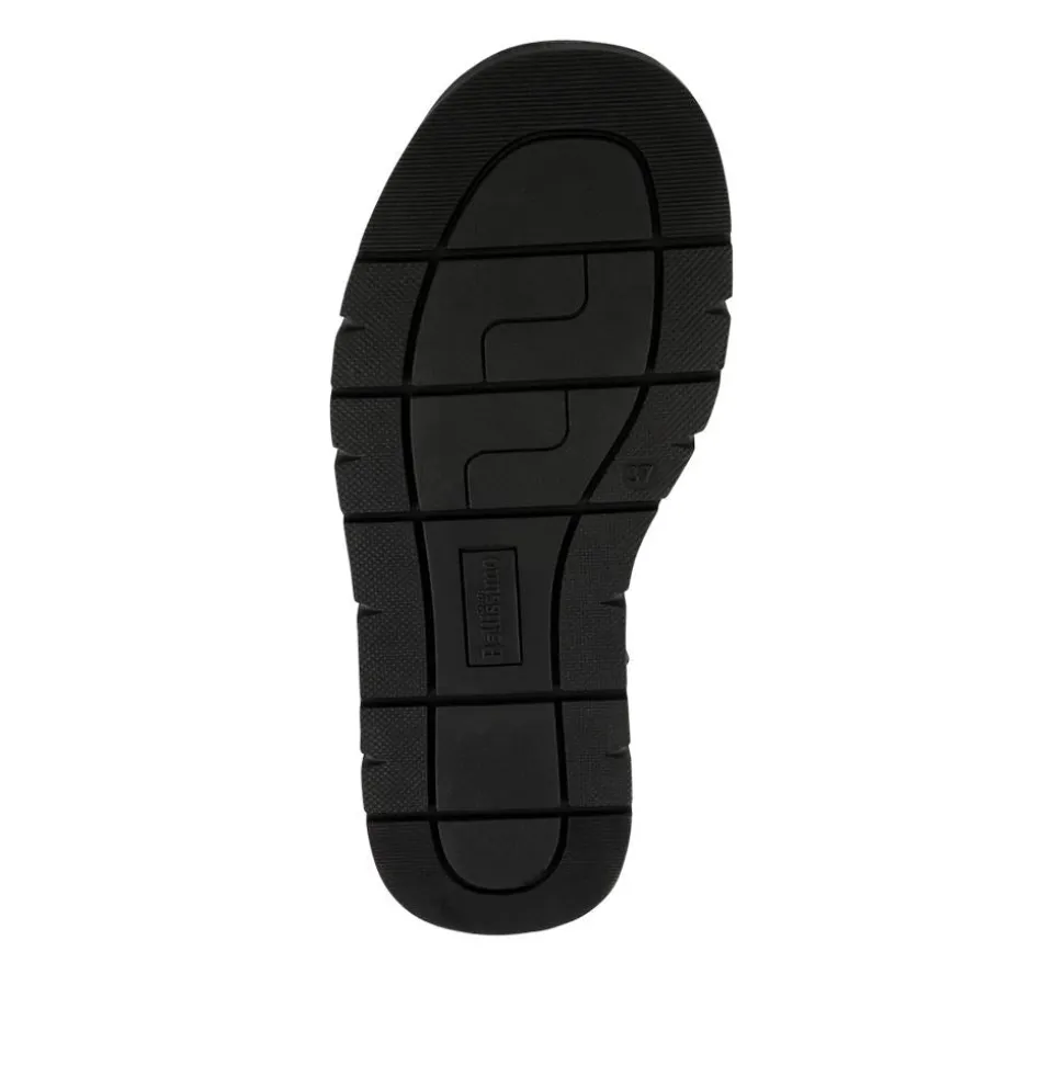 Chunky Buckle-Fasten Sandals - Black