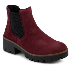 Chunky Chelsea Boots - Burgundy