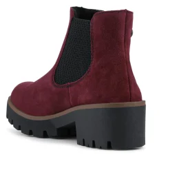 Chunky Chelsea Boots - Burgundy