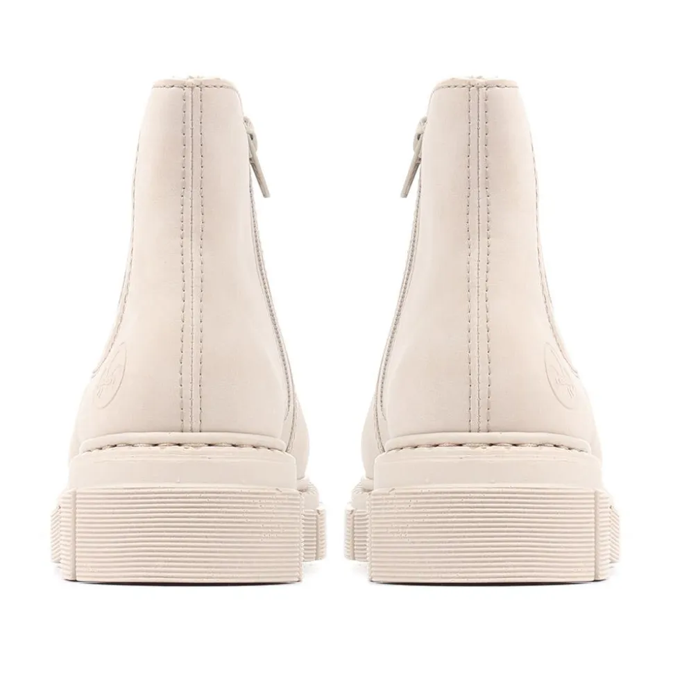 Chunky Chelsea Boots - Cream