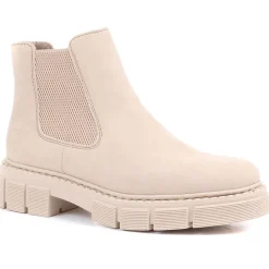 Chunky Chelsea Boots - Cream
