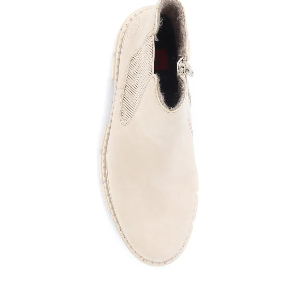 Chunky Chelsea Boots - Cream