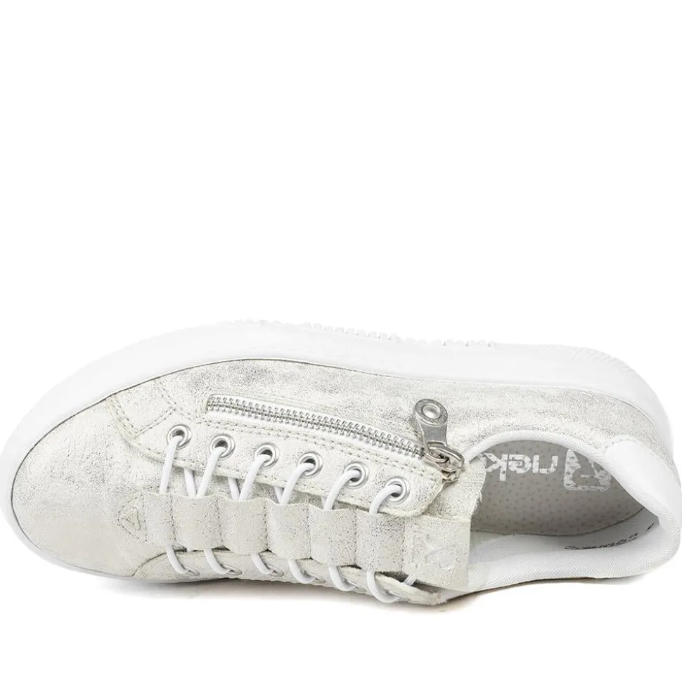 Chunky Dual-Fastening Trainers - Gold