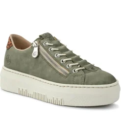 Chunky Dual-Fastening Trainers - Green