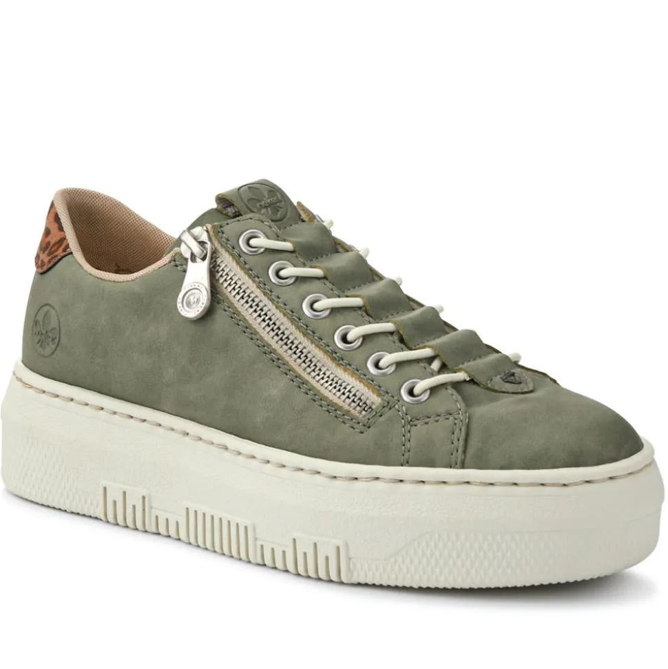 Chunky Dual-Fastening Trainers - Green